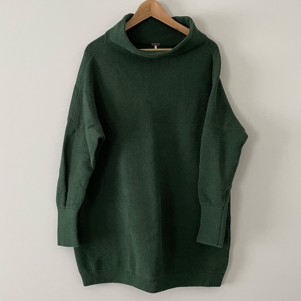 Free People Sz L ottoman tunic in Aged Pine